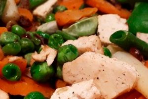 menestra con tofu
